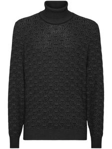 Philipp Plein толстовка с монограммой, черный