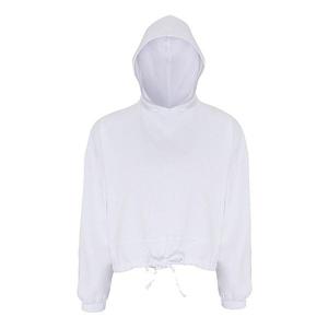 Женский укороченный худи Maria Tridri, White