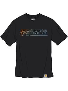 CARHARTT Футболка с графическим принтом черного цвета