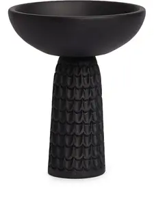 Маленькая деревянная чаша nera, 14х12 см, Zanat, черный