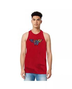 Мужская майка DC Comics Wonder Woman Wonder Woman с логотипом Tie Dye для взрослых DC Wonder Woman, красный