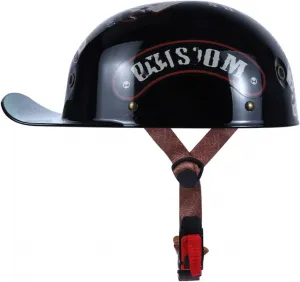 Бейсболка GAOZ для взрослых, в стиле ретро, ​​мотоциклетная, полушлем для мужчин и женщин, открытый, шапка-череп, шлем, одобренный ECE, шлем для скутера, шлем для мопеда, шлем для реактивного самолета, F