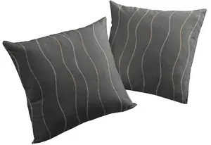 Вирт декоративная подушка "Сепино", чехол на подушку без наполнения, 2 шт Wirth 50х50 см, серый