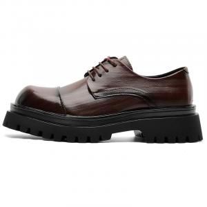 ZHENRAN Мужские повседневные туфли мужские низкие топы коричневые, цвет Brown