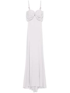 Elisabetta Franchi платье с бюстье, розовый