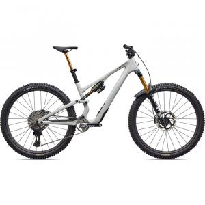 Велосипед S-Works stumpjumper 15 evo di2, комплектный, горный, 2026 Specialized, Gloss Dolomite Metallic / Smoked Liquid Metal