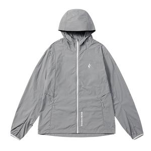 Skechers Ячжуан серия Дышащая быстросохнущая одежда с защитой от ультрафиолета Унисекс серый, Gray-00Q9