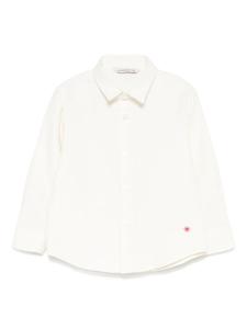 Manuel Ritz рубашка с вышитым логотипом, нейтральный