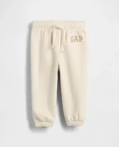 Детские спортивные штаны с винтажным логотипом Gap, бежевый