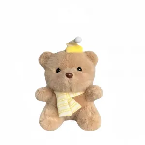 Сонная шапка друг шарф Lina Bear Dolls плюшевый кулон 15см высота Cute Chip