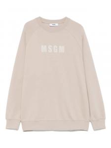 MSGM Kids толстовка с логотипом, нейтральный