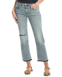 Джинсы 7 For All Mankind Calie Shore Break прямого кроя, синий