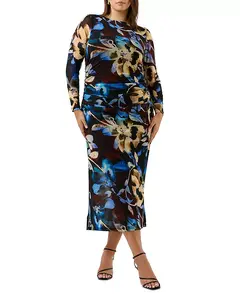 Платье-Миди Cleo из сетчатой ткани Estelle Plus, мультиколор