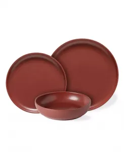 Набор столовых приборов Pacifica из 12 предметов, сервиз на 4 персоны Casafina By Costa Nova, cayenne