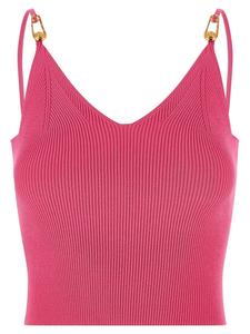 Топ с булавками VERSACE, фуксия