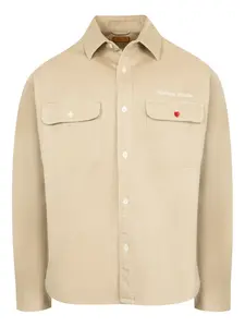Рубашка с двумя карманами Human Made, нейтральный