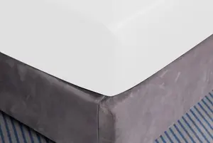 Простыня на резинке из хлопка 140x200+25 ECRU Cotton Market