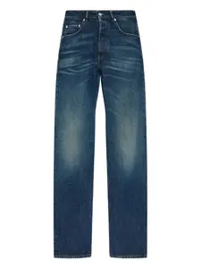 Джинсы с нашивкой-логотипом MM6 Maison Margiela, синий