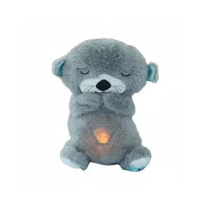 Дышащая плюшевая кукла Otter Dolls высотой 30 см LALABABY, темно-серый