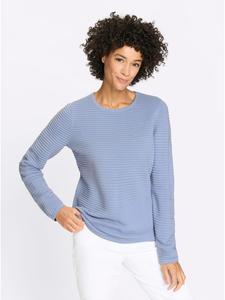 Свитер с длинными рукавами синего цвета Sieh an!