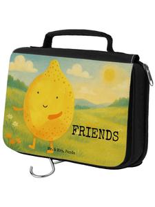 Mr. & Mrs. Panda Косметичка «Лучшие друзья» с лимонным дизайном и буквой S... белого цвета