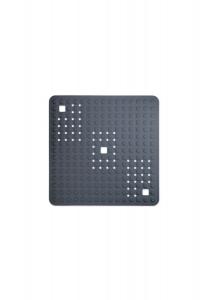 Нескользящий коврик для душа 60x60см BLASIC Wohndirect, anthrazit