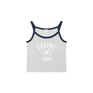 SS25 майка женская серая CELINE, серый