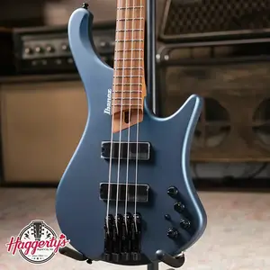 Эргономичная бас-гитара Ibanez EHB1000AOM без головки - Матовый цвет Арктический океан