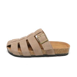 ZHR Тихие устойчивые к истиранию закрытые тапочки женские хаки, цвет Khaki