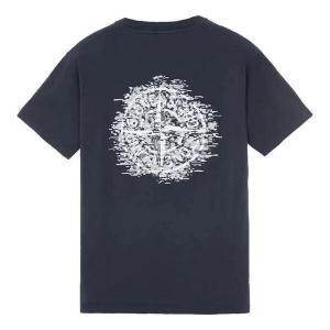 Футболка institutional one graphic t-shirt 'navy' Stone Island, синий
