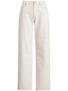 Джинсы с высокой посадкой из коллекции Ralph Lauren Ralph Lauren Collection, белый