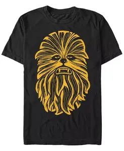 Футболка мужская с коротким рукавом Star Wars Classic Chewbacca Face Fifth Sun, черный