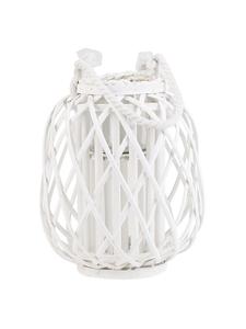 Beliani Белый фонарь MAURITIUS - (Ш) 25 x (В) 30 x (Д) 25 см