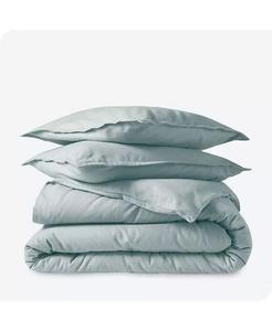 Комплект пододеяльников из хлопковой фланели King/California King Bare Home, синий