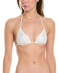 WeWoreWhat Треугольный бикини-топ, белый