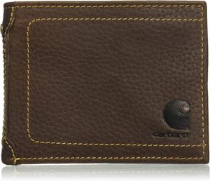 Мужской кошелек Carhartt B0000209 из нубука с тремя складками, Brown (Bifold)