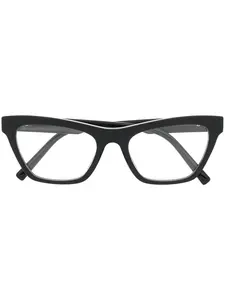 Очки в оправе 'кошачий глаз' с логотипом Dolce & Gabbana Eyewear, черный