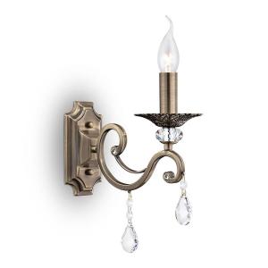 Настенный светильник Maytoni Decorative Lighting Grace, хрустальное стекло / металл - количество языков пламени: 1