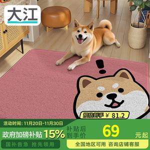 Dajiang Ковер 60х90 см для прихожей, петлевой ворс, задерживает грязь и песок