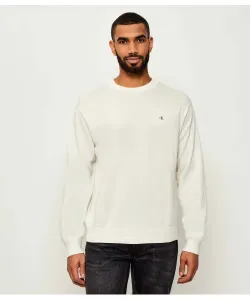 Свитер Regular fit Calvin Klein Jeans, бежевый