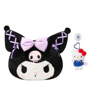Куклы Sanrio Kuromi Wonder Collection в форме головы, плюшевые куклы, высота 26 см AOGER