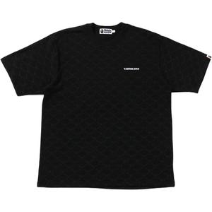 Футболка College Monogram logo A BATHING APE, черный