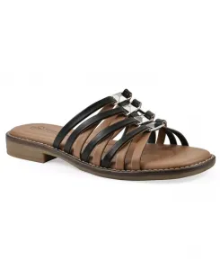 Женские сандалии Mazy без застежки на плоской подошве White Mountain, черный