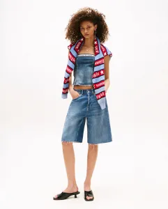 Бермуды джинсовые Tommy Girl Tommy Jeans, индиго/синий