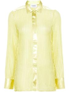 Рубашка Achty с кружевной отделкой Charo Ruiz Ibiza, зеленая