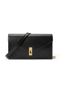 Кожаный кошелек Polo Ralph Lauren, черный