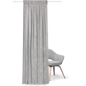 Тканевая штора Ove с кулиской, 1 шт., ВxШ: 245x140 Feel Of Nature, светло-серый