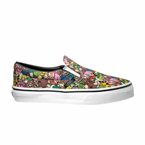 Классические слипоны Nintendo x Vans, мультиколор