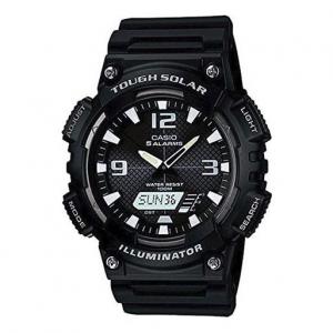 Часы CASIO Sports Solar Powered Mens Black Analog/Digital Combo, черный