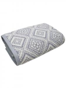 Framsohn Набор из 4 махровых полотенец "ARABESQUE" серого цвета - (Д) 100 x (Ш) 50 см